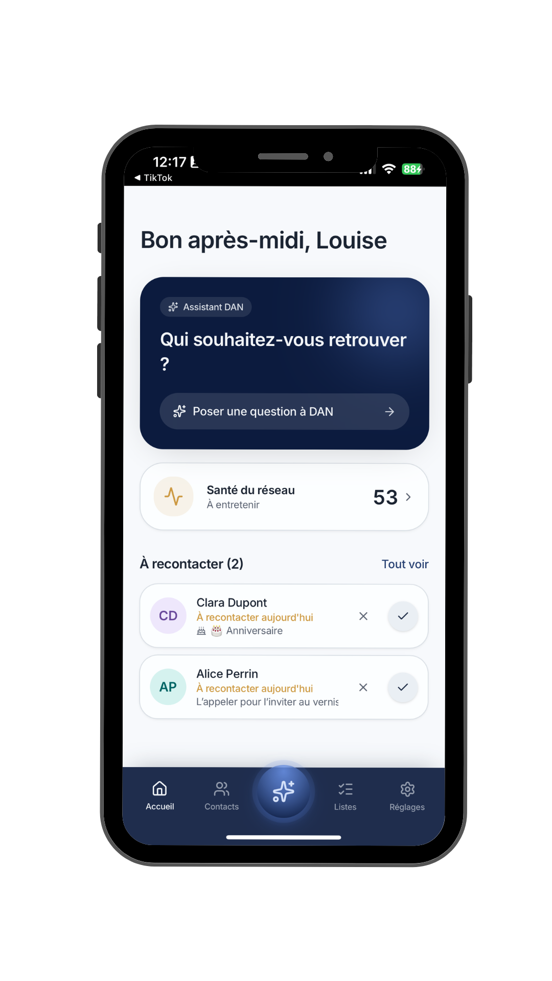 DAN - À re-contacter